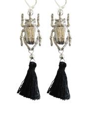  Beetle Tassel Earrings
