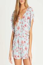  Ruffled Up Floral Romper