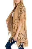  Leopard Patterned Poncho