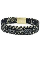  Arrow Leather-python Bracelet