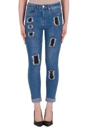  Rip Accent Jeans