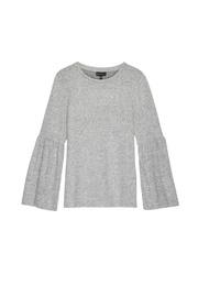  Cozy Knit Flare Sleeve Sweater