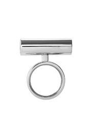  Silver Message Ring