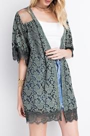  Lace Knit Cardigan
