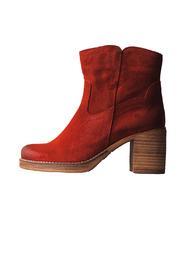  Orange Block-heel Boot