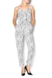  White And Black Jumpsuit