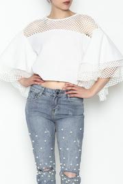  White Netted Top