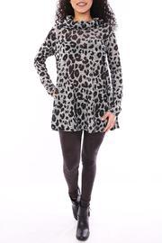  Gray Cheetah Top