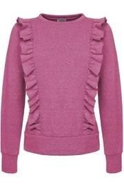  Ruffle Sweater Pink