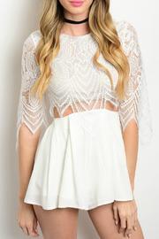  White Lace Romper