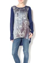  Blue Pattern Tunic