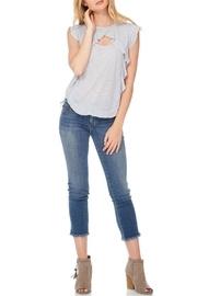  Keyhole Ruffle Tank