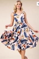  Blush Printed Dress