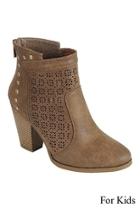  Perforated Middle Bootie
