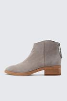  Grey Tucker Booties