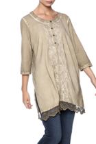  Embroidered Sand Tunic