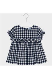  Navy Checkered Poplin Shirt