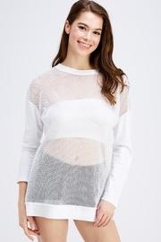  White Mesh Top