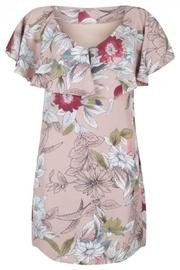  Volant Print Dress