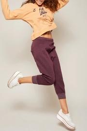  Solid Cropped Sweats