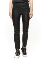  Pleather Front Pull-on Pant