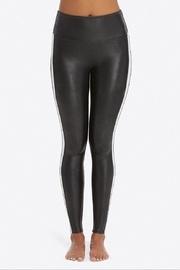  Faux-leather Stripe Leggings
