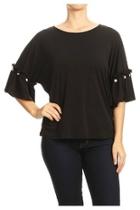  Pearl Sleeve Blouse