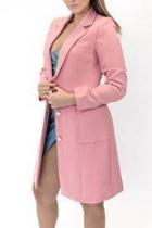  Long Pink Coat