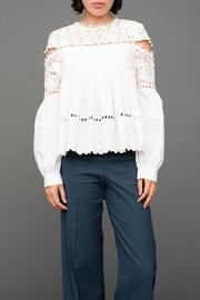  Button Seam Blouse