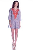  Paisley Embroidered Tunic