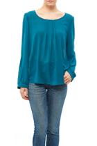  Teal Long Sleeve Top