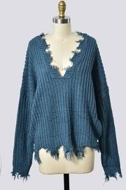  Destroyed Detail Sweater