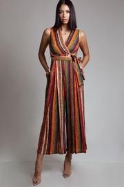  Multi-colored Stripe Jumpsuit
