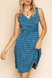  Blue Cross-top Dress