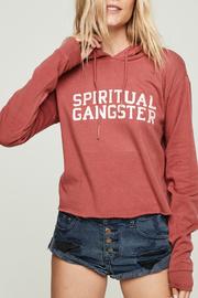 Sg Varsity Crop Hoodie