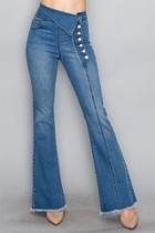  Foldover Waist Jeans