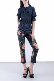  Blue Organza Blouse