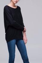  Draped Back Pullover