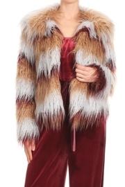  Multi-colored Fur Jacket