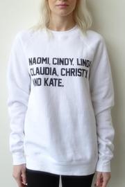  White Pullover Sweatshirt