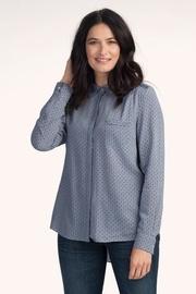 Navy Medallions Blouse