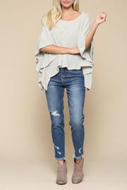  High-low Poncho Top