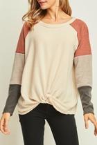  Knot Front Pullover