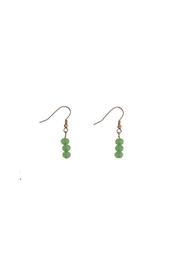 Green Beaded Earrings