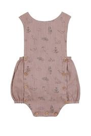  Linen Button Romper