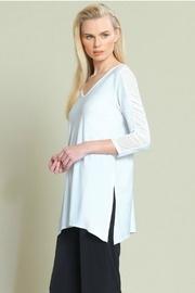  Mesh Sleeve Tunic`