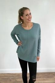 Plush Aqua Sweater