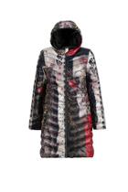  Artist Quilted Zip-up Jacket With Hood