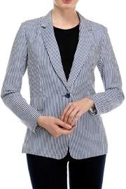  Striped Linen Blazer