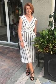  Striped Cropped Jumpsuit